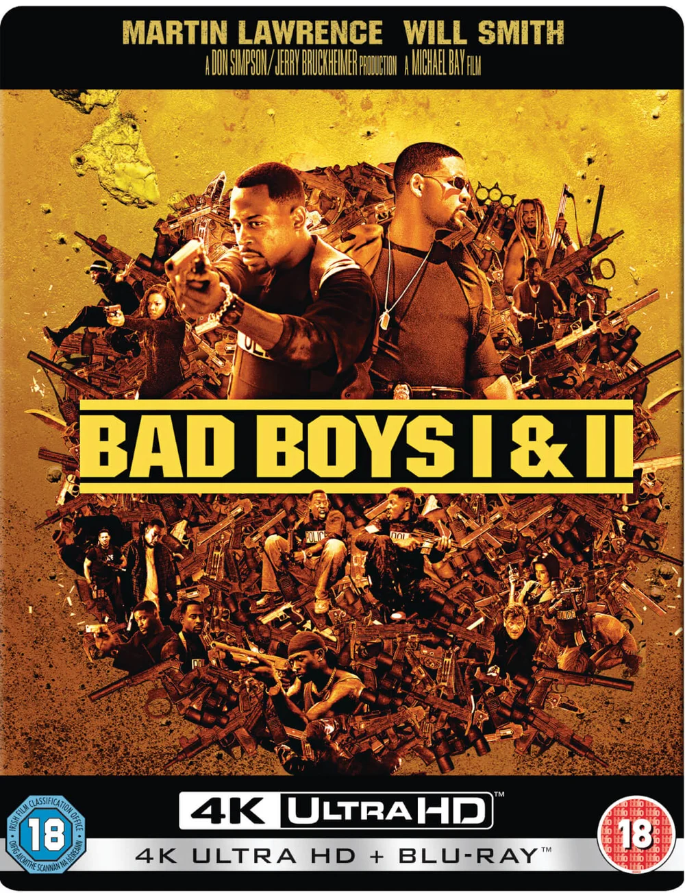 Bad Boys I&II Kollektion 4K Ultra HD - Zavvi Exclusive Pop Art Steelbook Bild 1