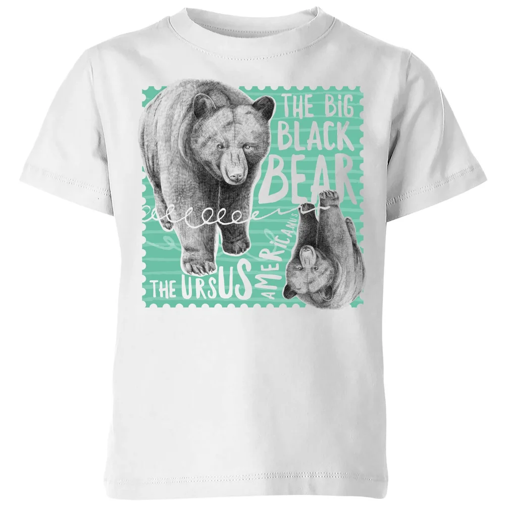 Natural History Museum The Big Black Bear Kids' T-Shirt - White - 3-4 Jahre - Weiß Bild 1