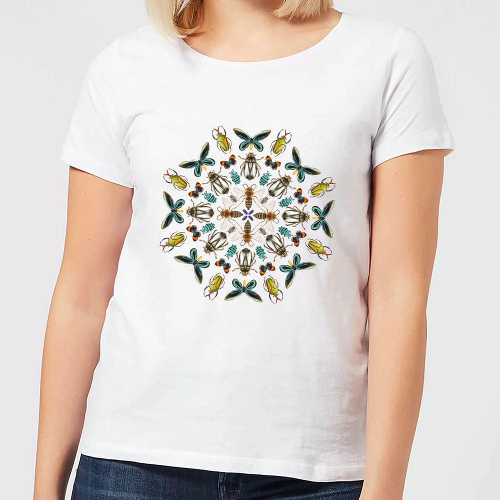 Natural History Museum Bugs And Bees Women's T-Shirt - White - S - Weiß Bild 1