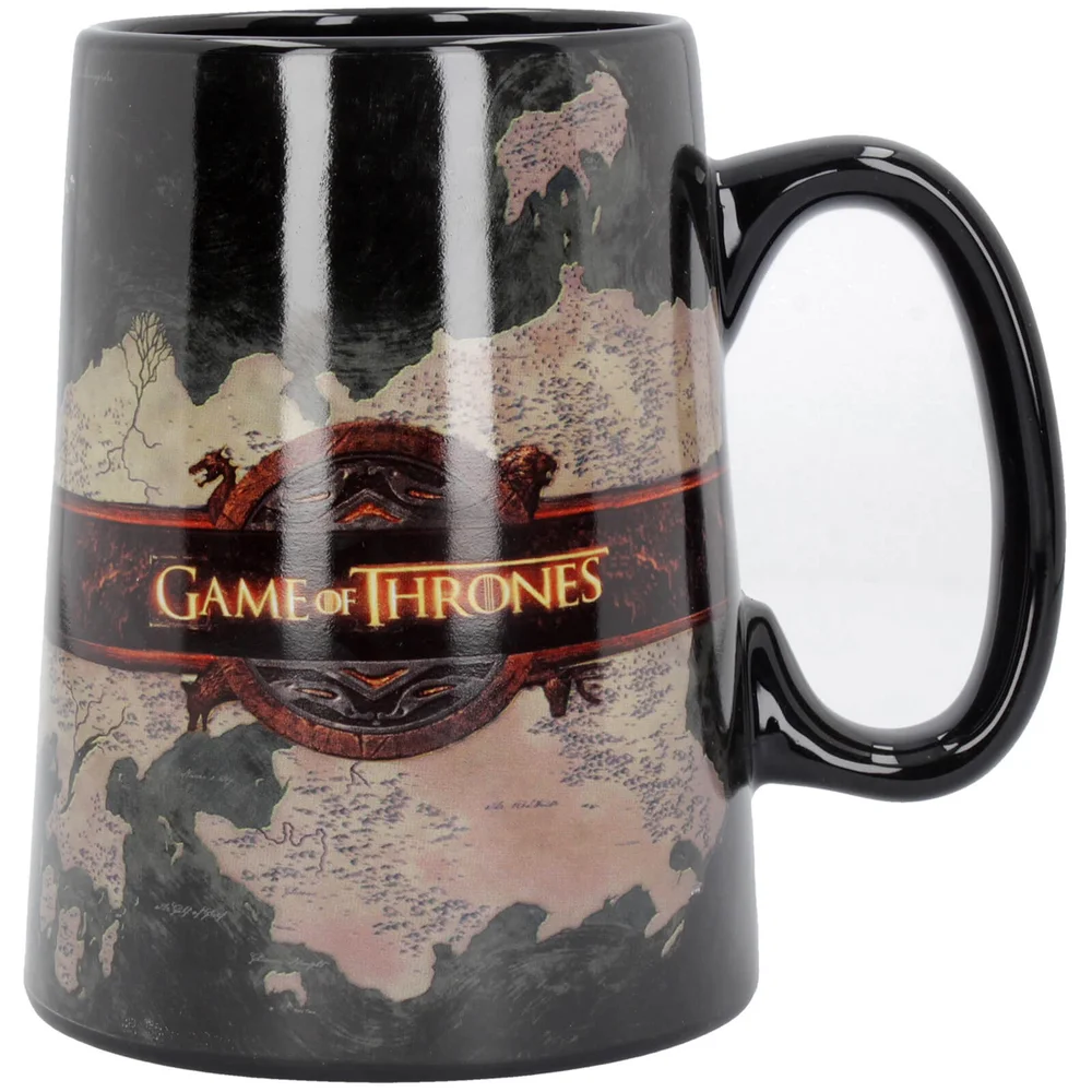 Game of Thrones Keramik Weltkarte Krug Bild 1