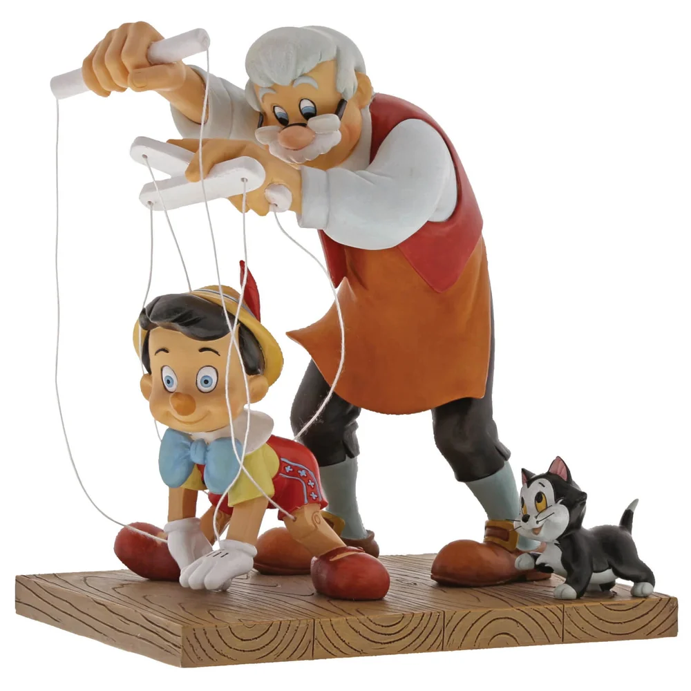 Enchanting Disney Little Wooden Head Pinocchio Figurine Bild 1