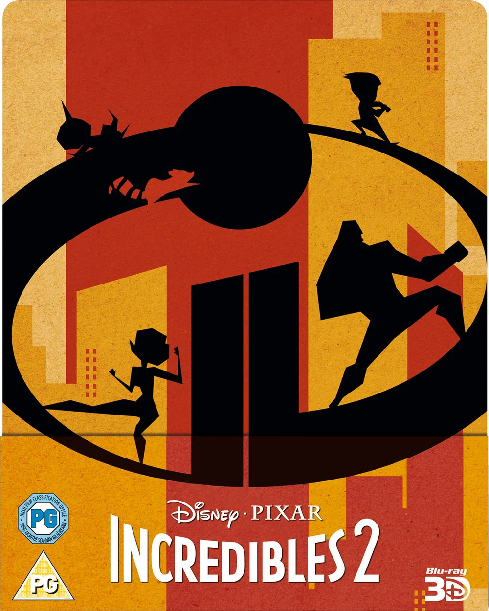 Die Unglaublichen 2 3D (Inkl. 2D Version) - Zavvi UK Exklusives Steelbook Bild 1