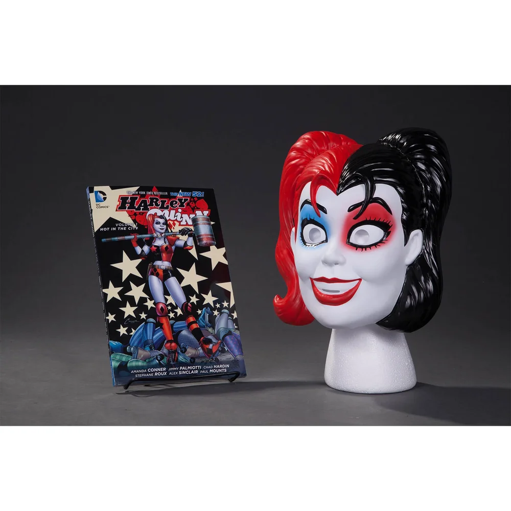 DC Comics Harley Quinn Set mit Buch und Maske Bild 1