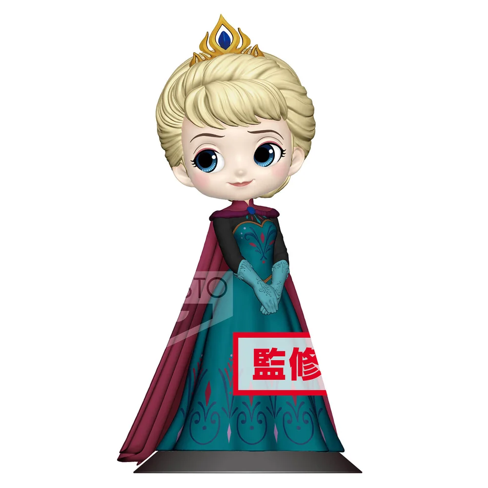 Banpresto Q Posket Disney Frozen Elsa Coronation Style Figure 14cm (Normal Colour Version) Bild 1
