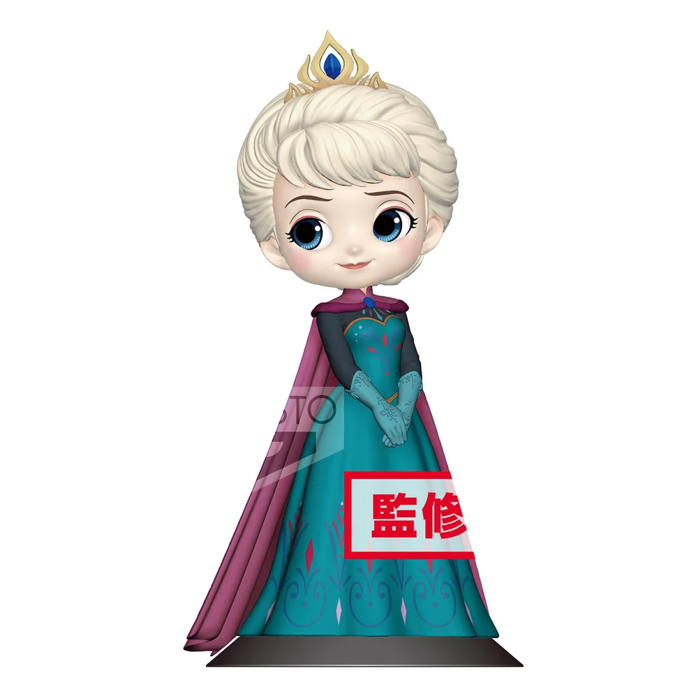 Banpresto Q Posket Disney Frozen Elsa Coronation Style Figure 14cm (Pastel Colour Version) Bild 1