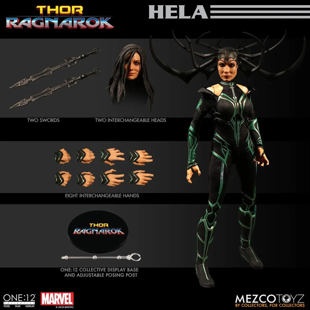 Mezco One:12 Collective Thor: Ragnarok Hela Actionfigur Bild 1
