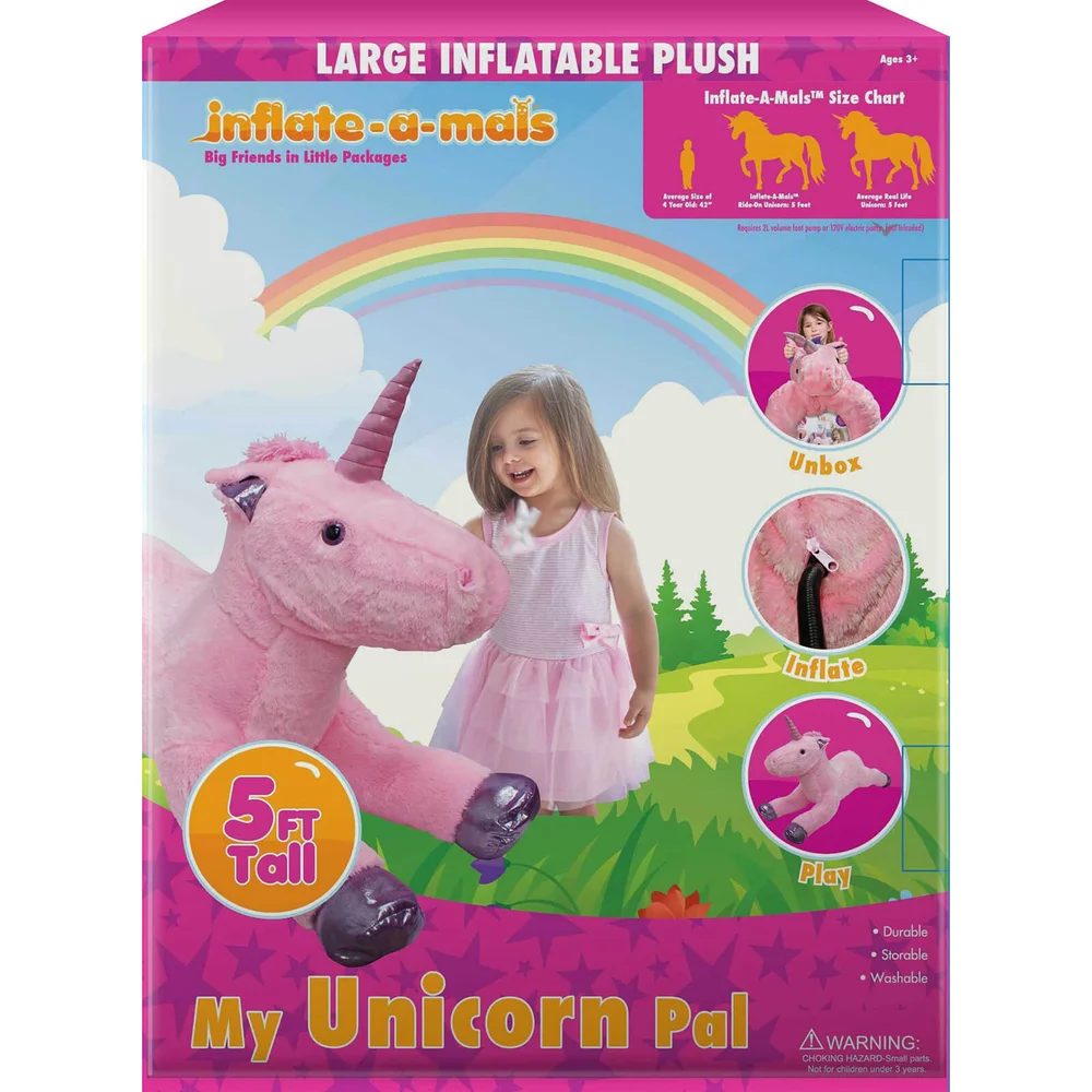 Inflate-A-Mals - 5 Foot Unicorn Bild 1
