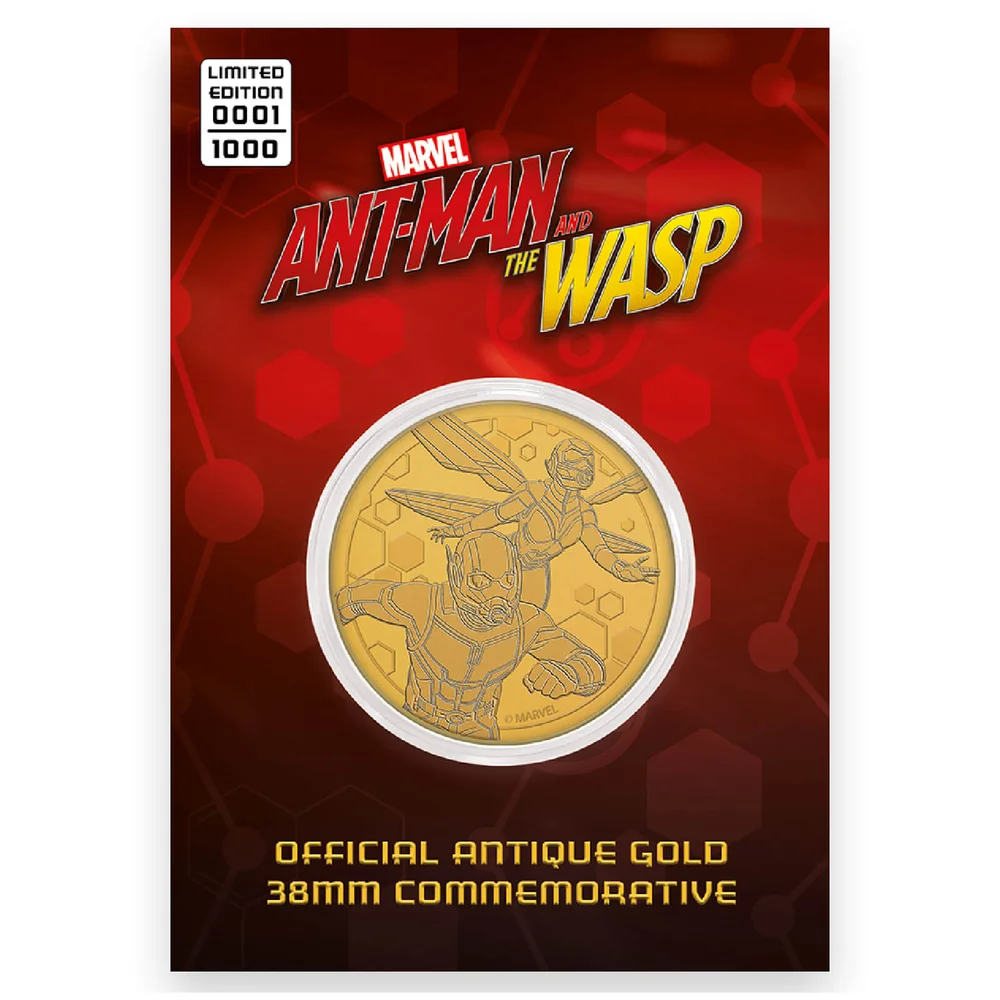 Marvel's Ant-Man and the Wasp Limited Edition Sammelmünze: Antik Gold Edition - Zavvi Exklusiv Bild 1