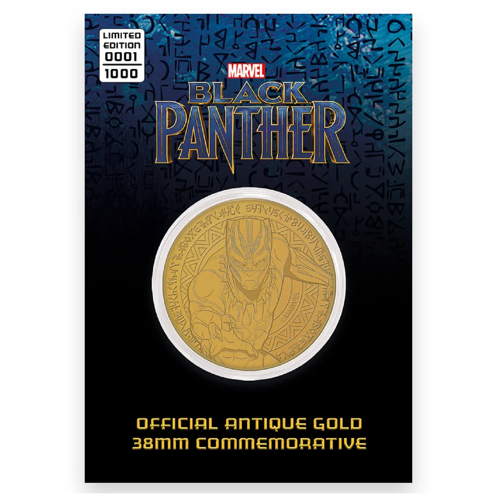 Marvel's Black Panther Limited Edition Sammelmünze: Antik Gold Edition - Zavvi Exklusiv Bild 1