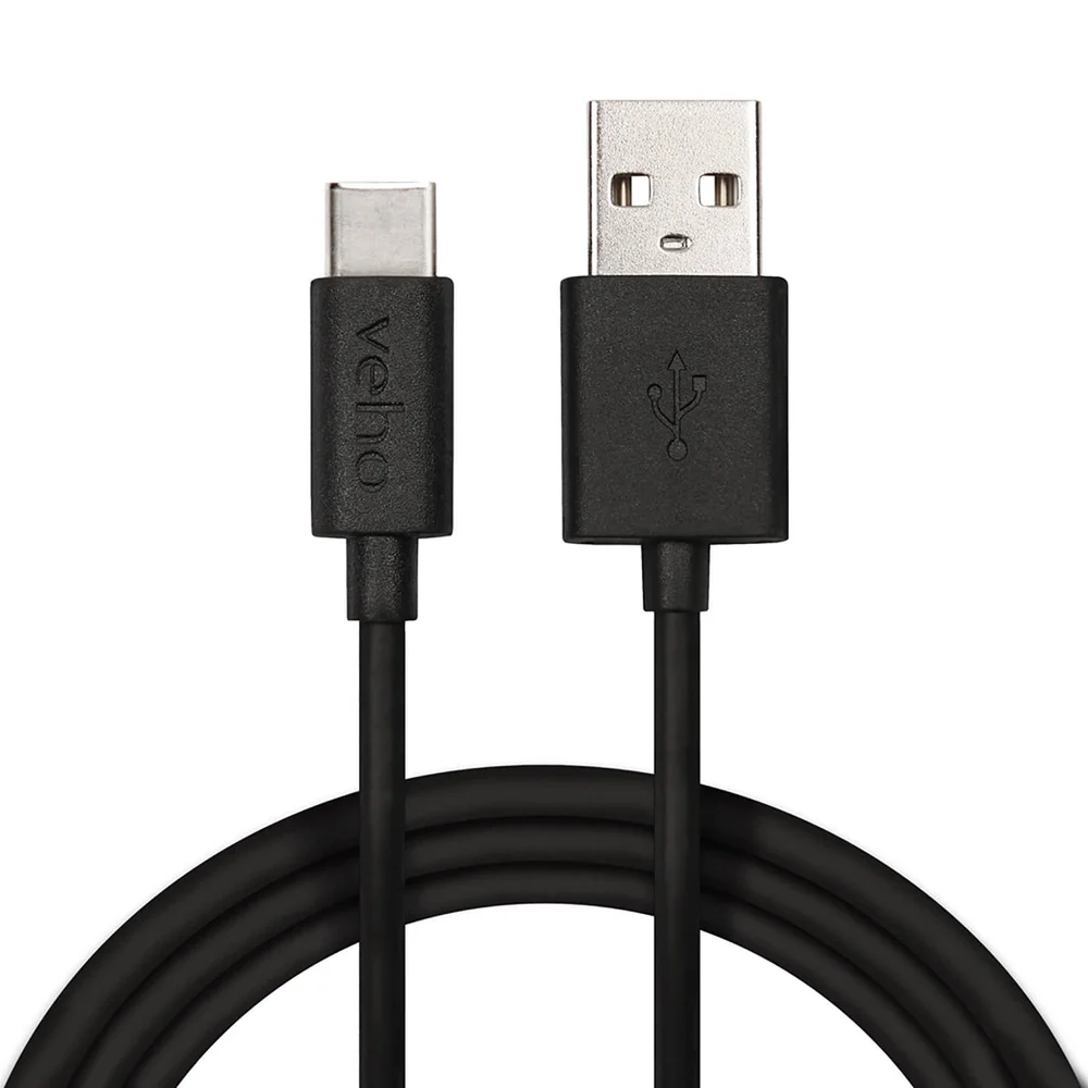 Veho 1m USB to USB Type C Cable - Black Bild 1