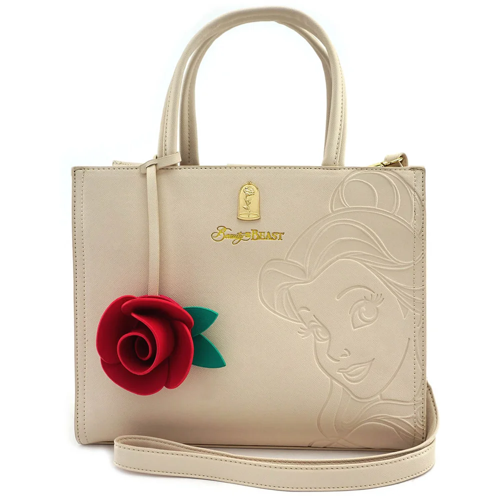Loungefly Disney Beauty and the Beast Belle Embossed Charm Bag Bild 1