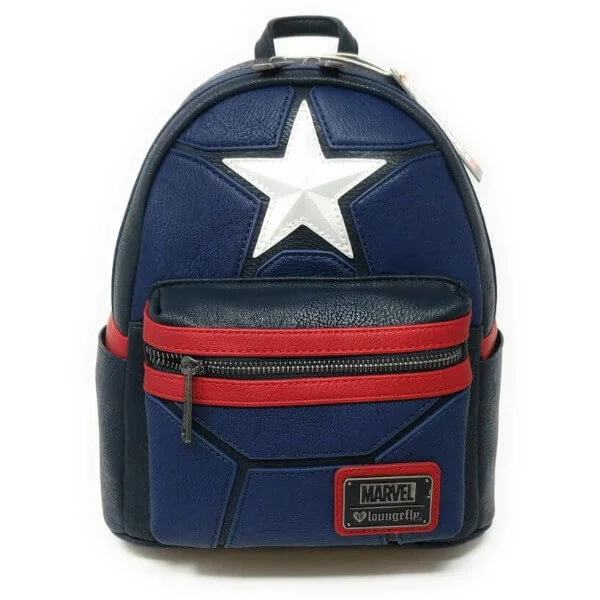 Loungefly Marvel - Captain America Mini Rucksack Bild 1