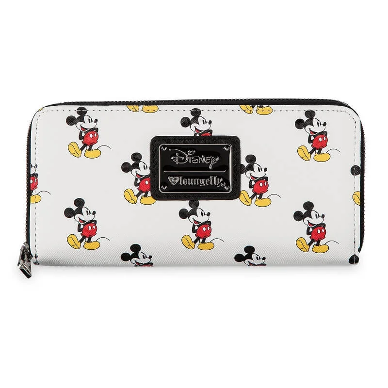 Loungefly Disney Classic Mickey Mouse AOP Zip Around Wallet Bild 1