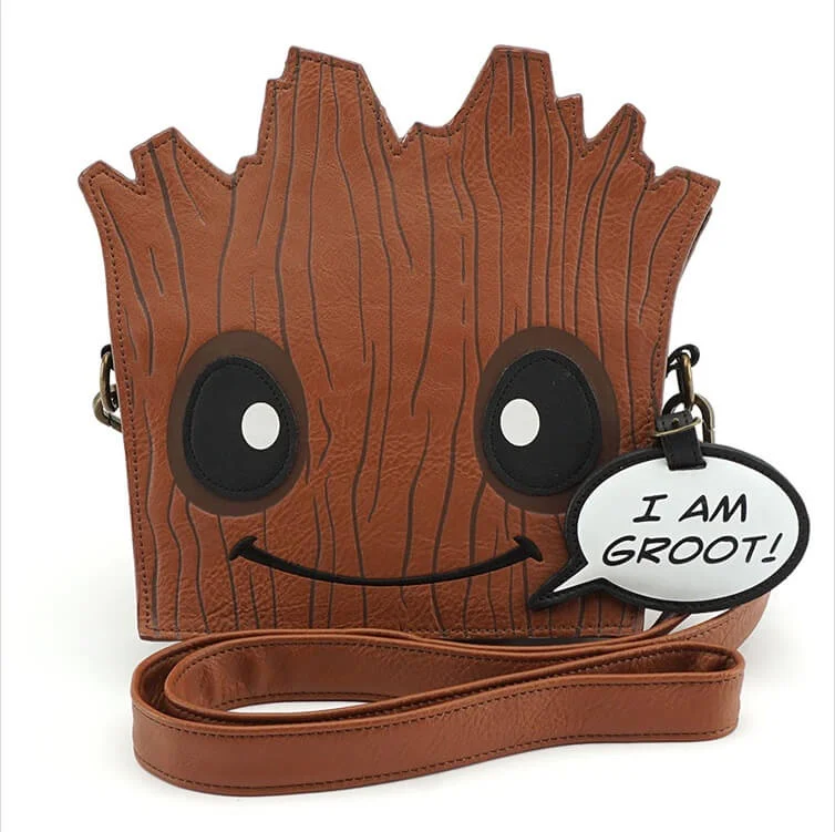 Loungefly Marvel Guardians of the Galaxy Groot Die Cut Cross Body Bag Bild 1