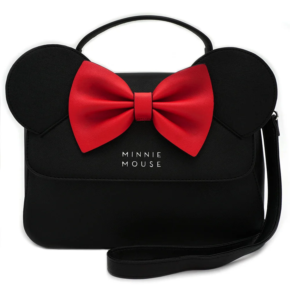Loungefly Disney Minnie Mouse Cross Body Bag with Ears and Bow Bild 1