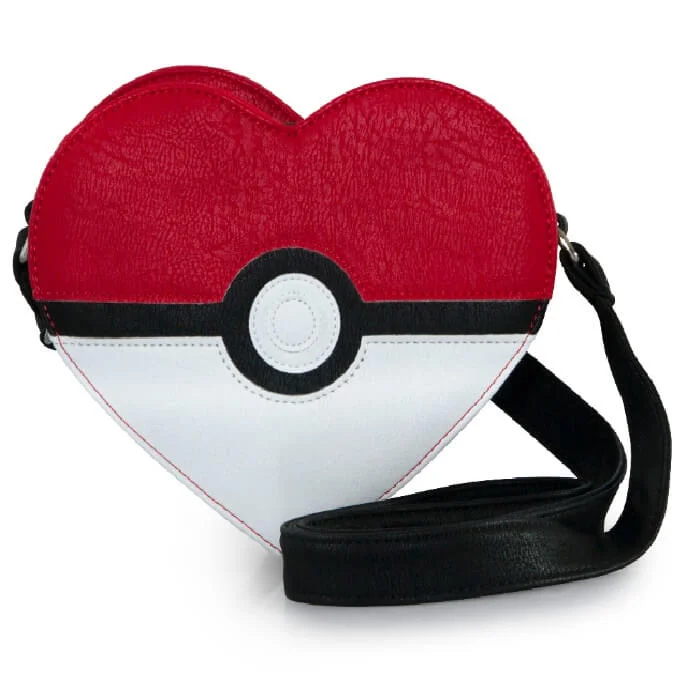 Loungefly Pokémon Pokéball Heart Shaped Cross Body Bag Bild 1