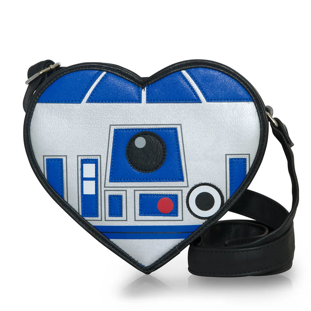 Loungefly Star Wars R2-D2 Heart Shaped Diecut Cross Body Bag Bild 1