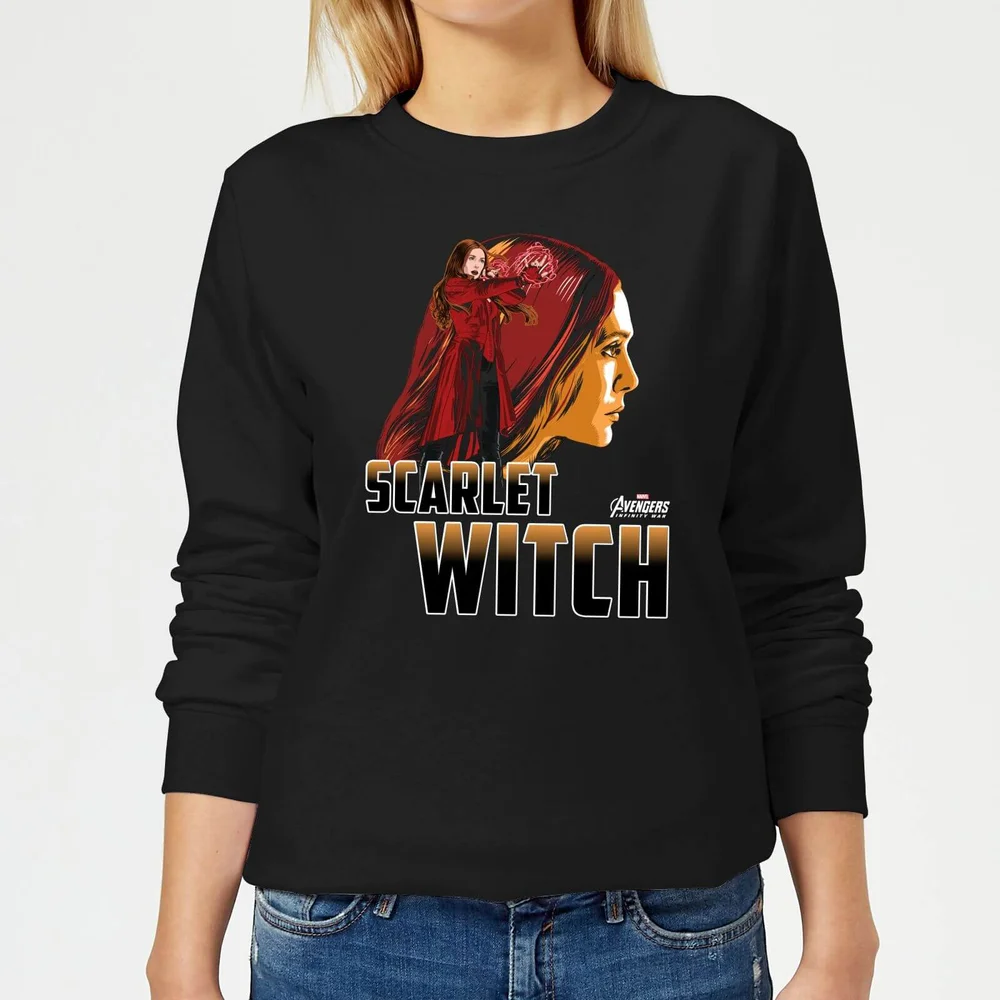 Avengers Scarlet Witch Damen Pullover - Schwarz - S Bild 1