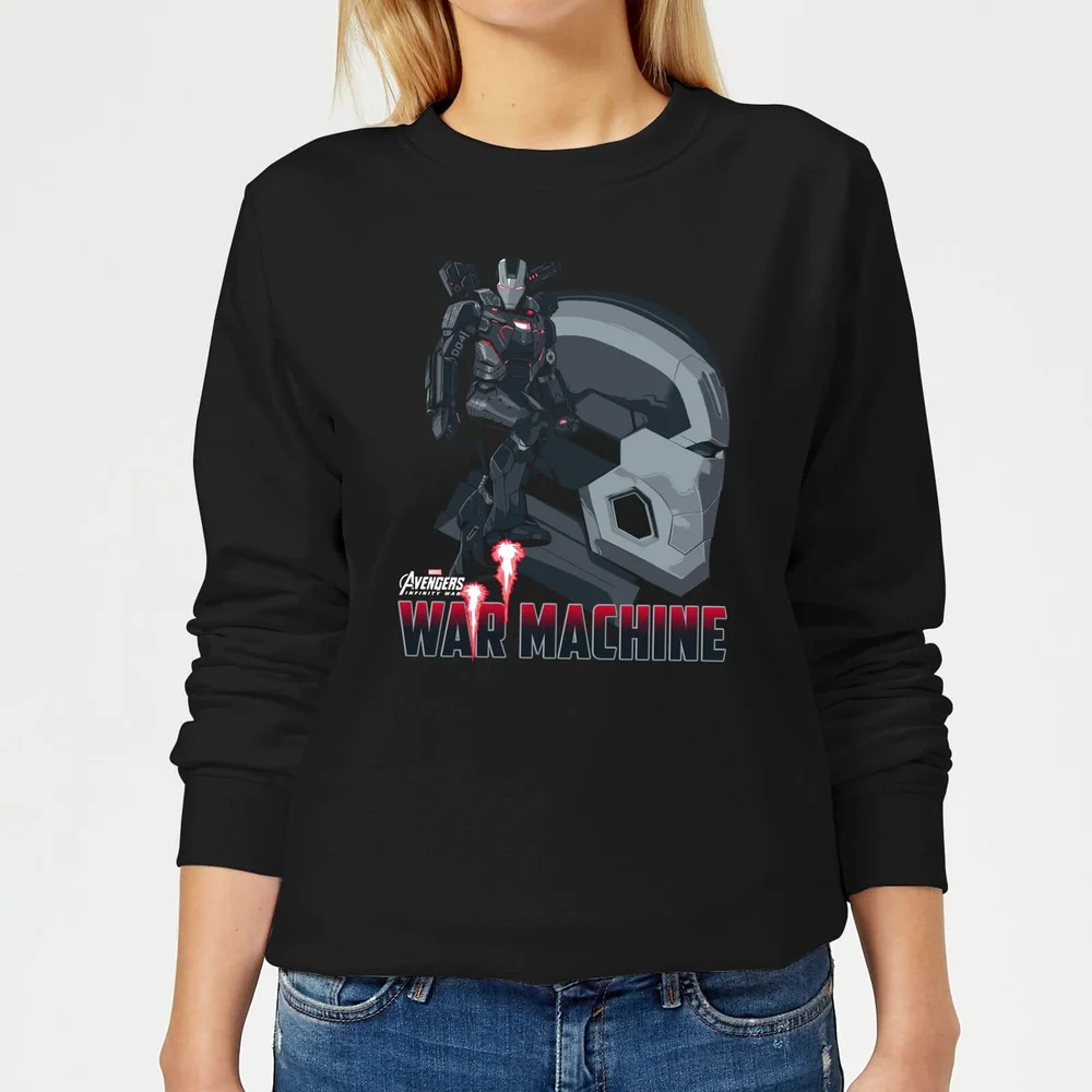 Avengers War Machine Damen Pullover - Schwarz - S Bild 1