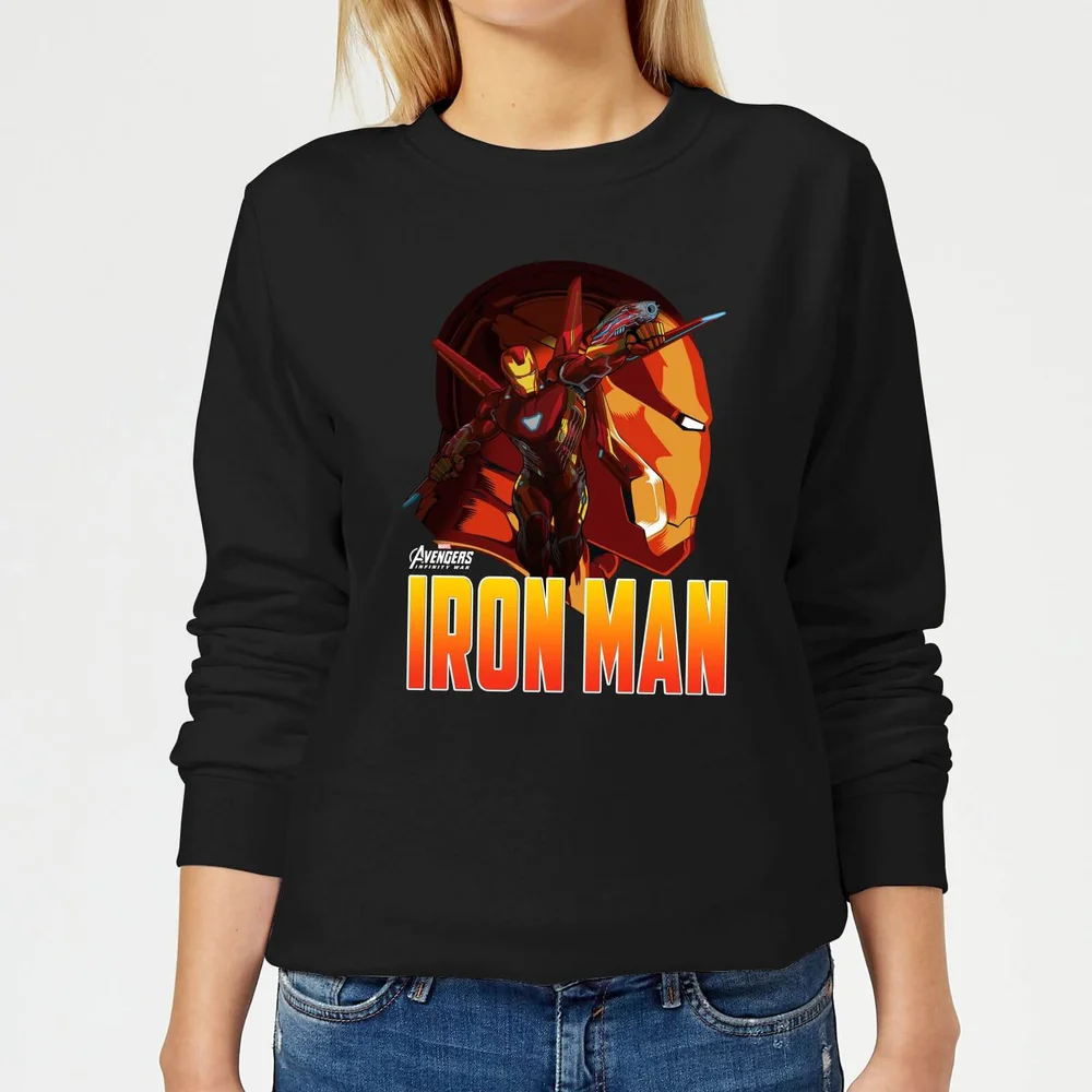 Avengers Iron Man Damen Pullover - Schwarz - S Bild 1