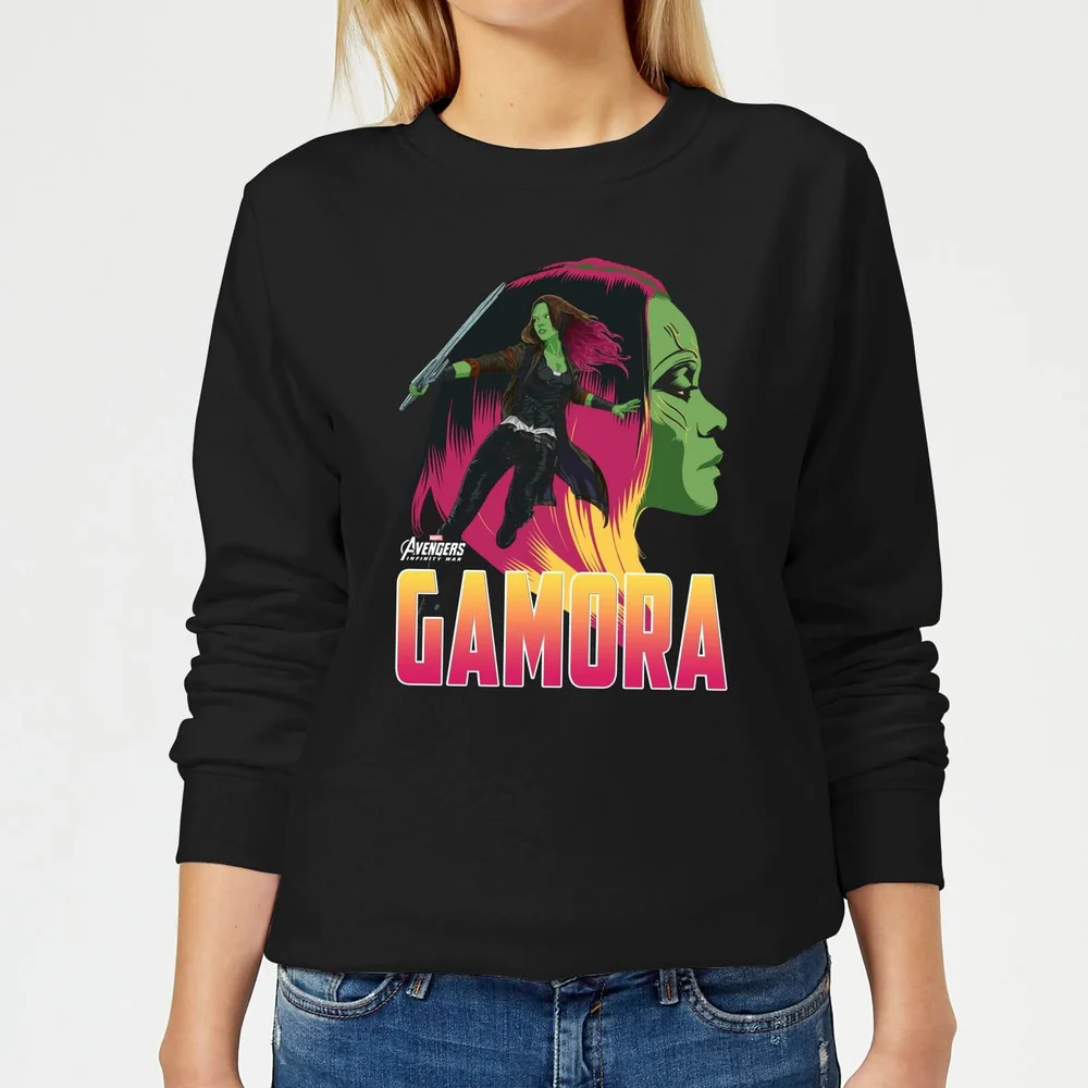 Avengers Gamora Damen Pullover - Schwarz - S Bild 1