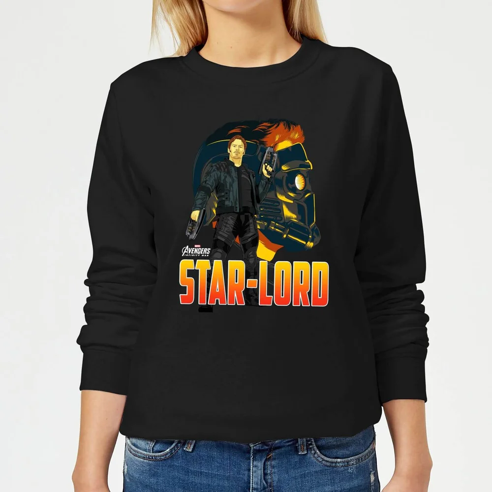 Avengers Star-Lord Damen Pullover - Schwarz - S Bild 1