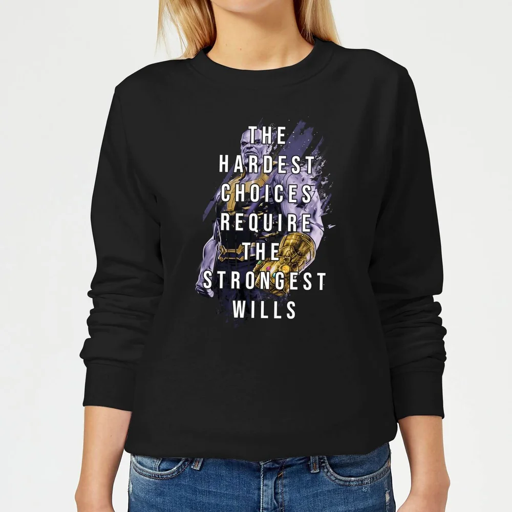 Avengers The Strongest Will Damen Pullover - Schwarz - S Bild 1