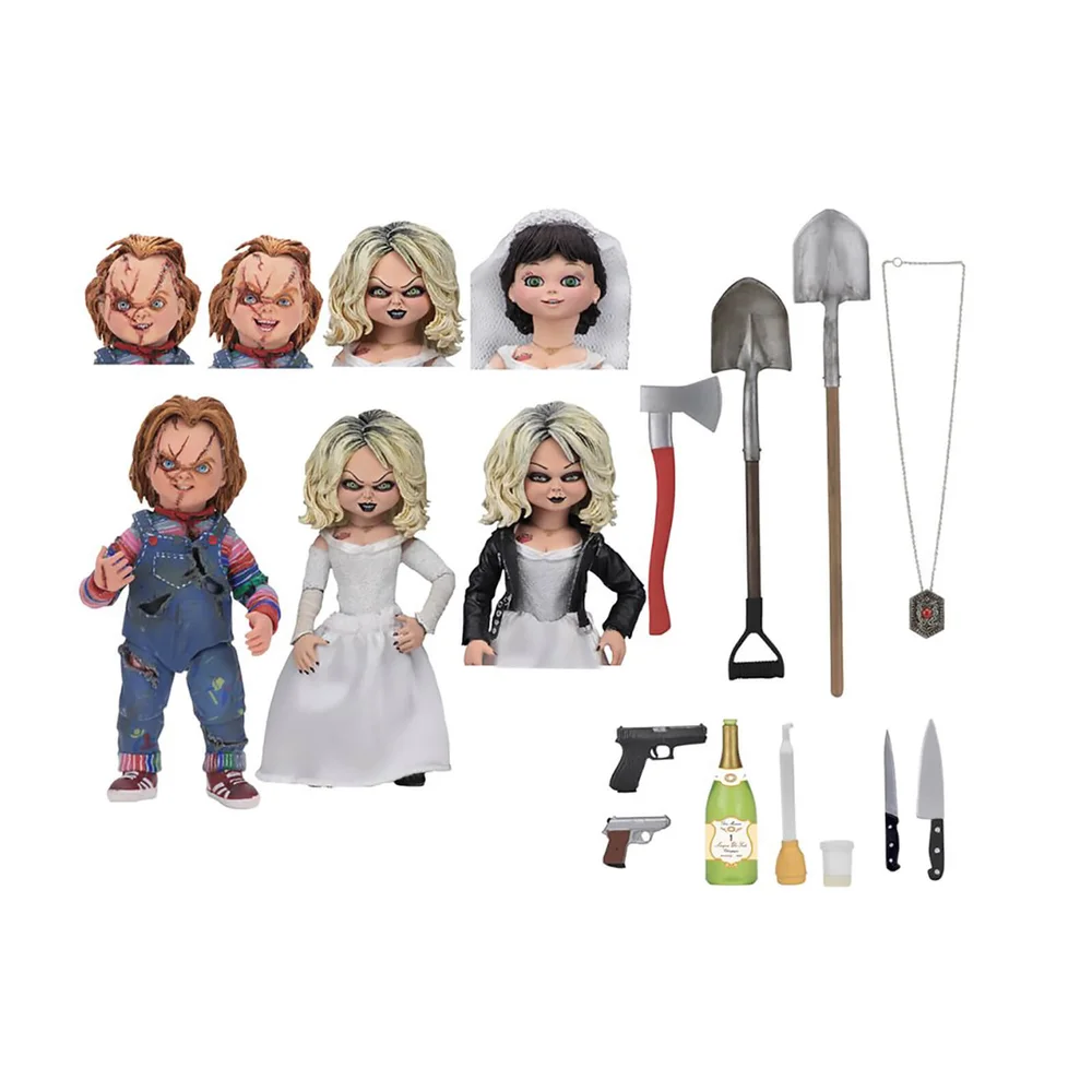 NECA Ultimate Actionfiguren-Set (2-Pack) Chucky und seine Braut Chucky und Tiffany 18 cm Bild 1