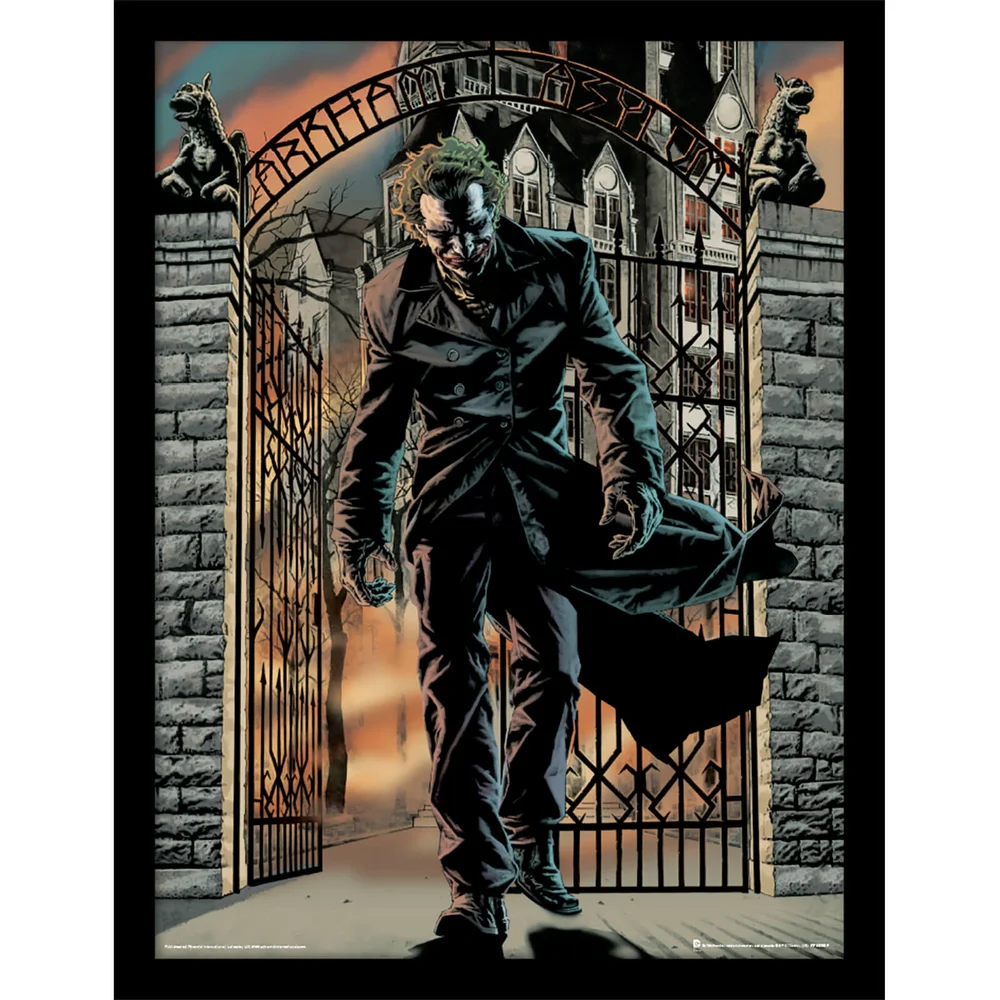 Batman (The Joker Released) Framed 30 x 40cm Print Bild 1