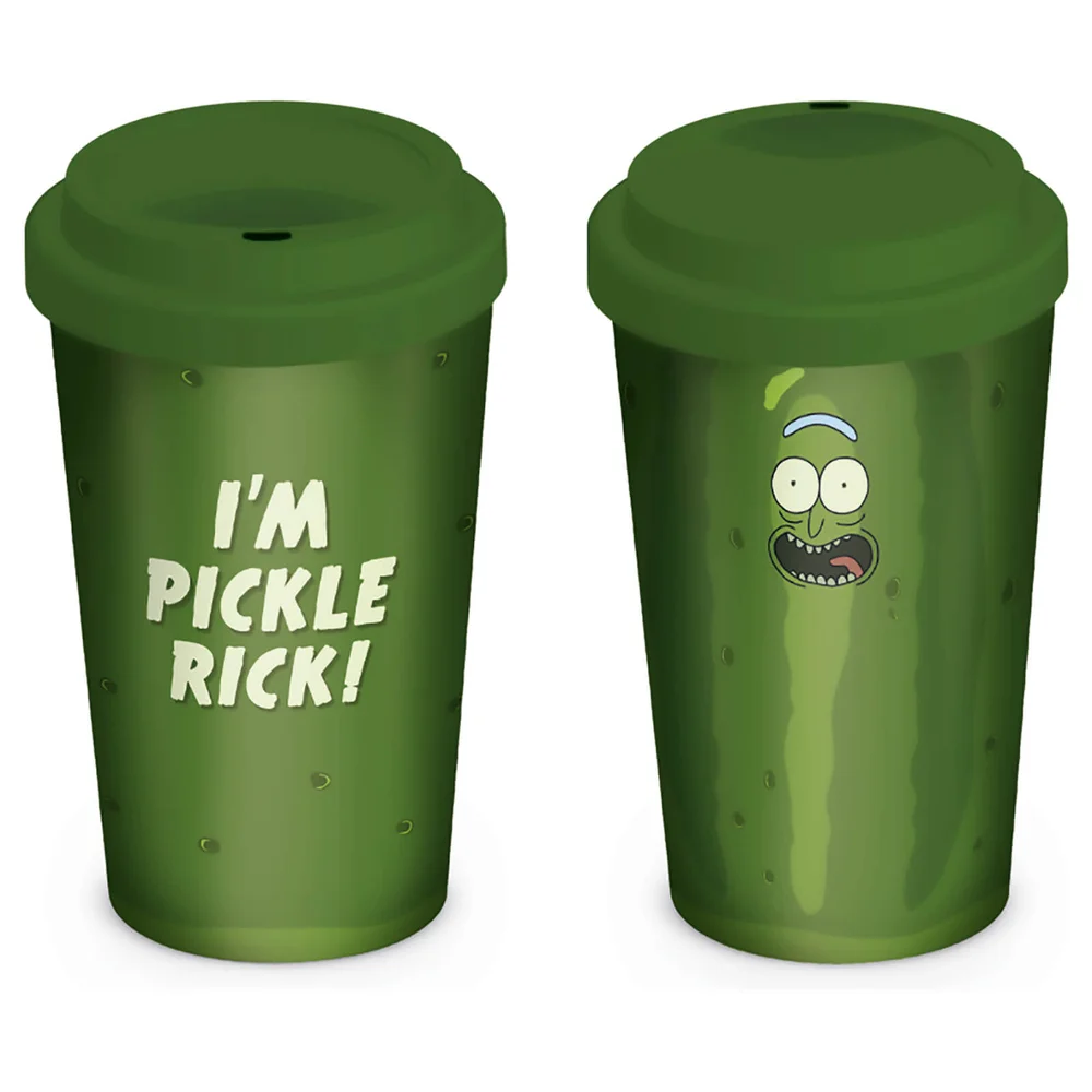 Rick and Morty (Pickle Rick) Travel Mug Bild 1
