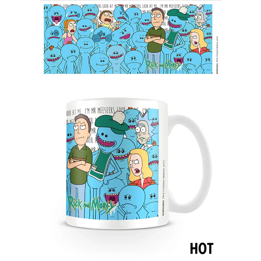 Rick and Morty (Jerry and Mr Meeseeks) Heat Changing Mug Bild 1