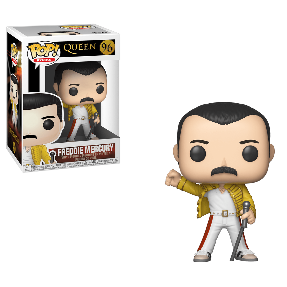 Pop! Rocks Queen Freddie Mercury Wembley 1985 Pop! Vinylfigur Bild 1
