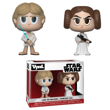 Star Wars Prinzessin Leia & Luke Skywalker Vynl. Bild 1