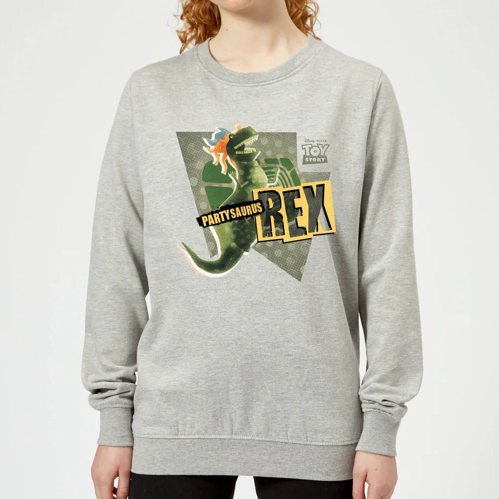 Toy Story Partysaurus Rex Damen Pullover - Grau - 3XL - Grau Bild 1