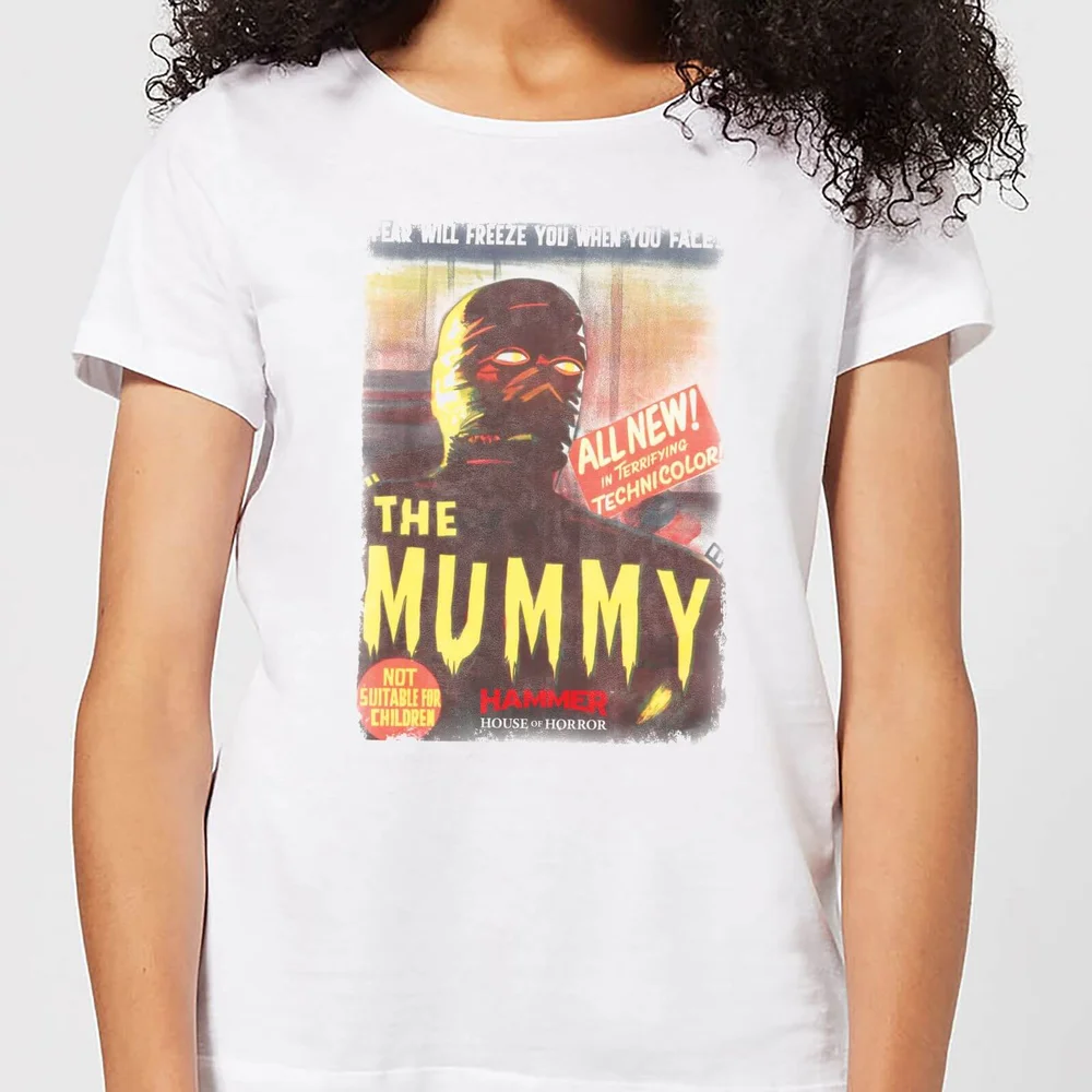 Hammer Horror The Mummy Women's T-Shirt - White - S Bild 1