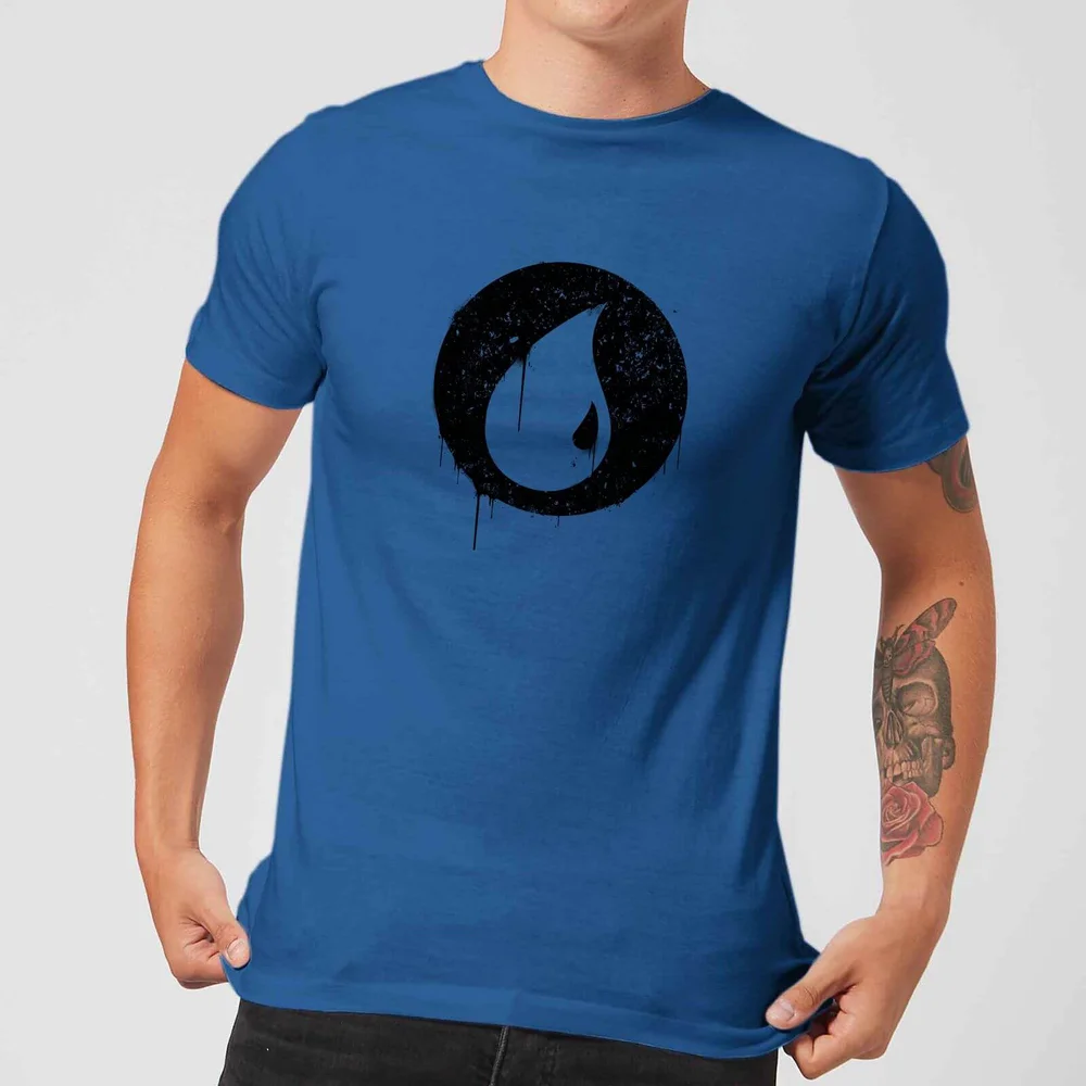 Magic The Gathering Blue Mana Splatter Men's T-Shirt - Royal Blue - S Bild 1