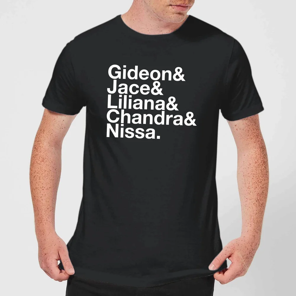 Magic The Gathering Names Men's T-Shirt - Black - S - Schwarz Bild 1