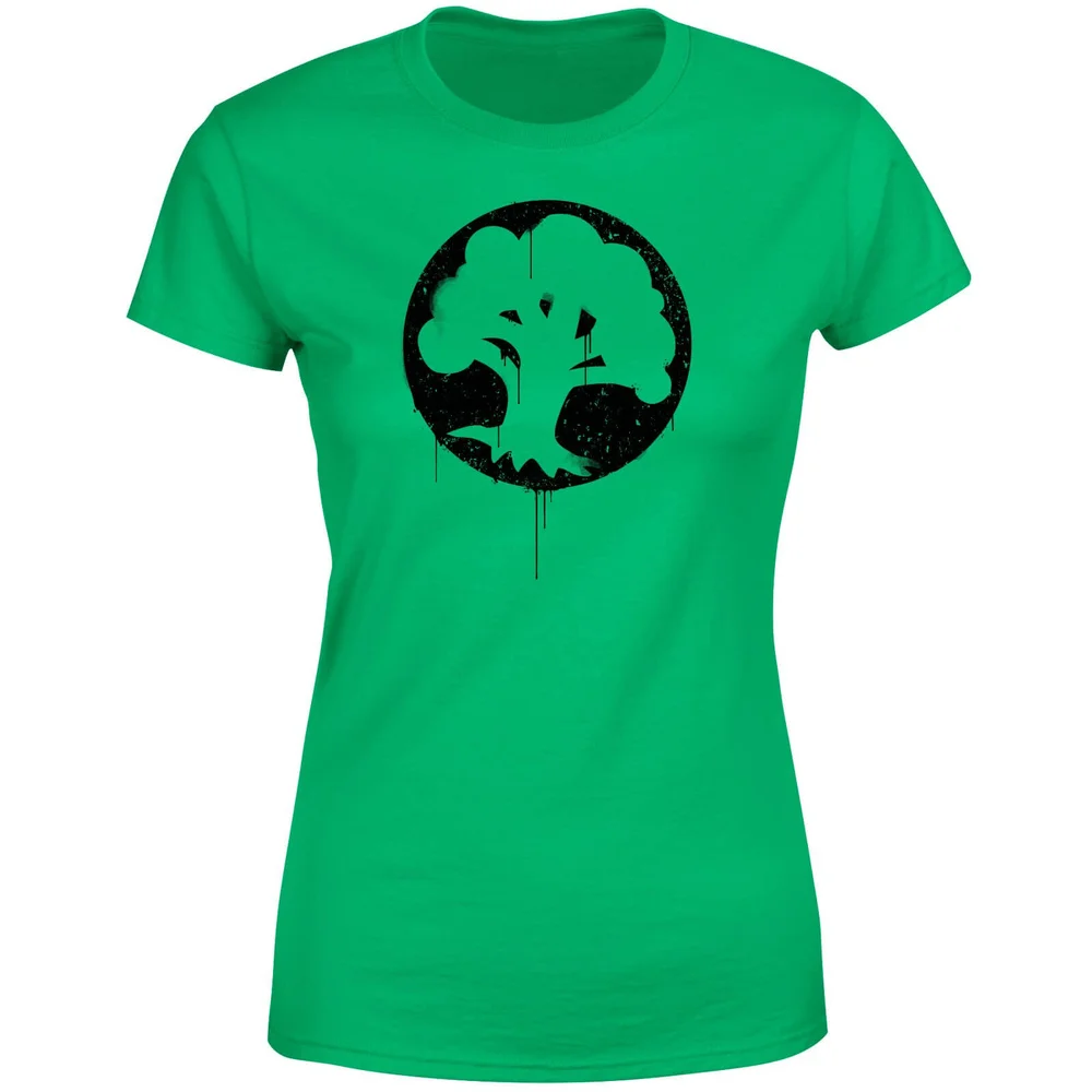 Magic The Gathering Green Mana Splatter Women's T-Shirt - Kelly Green - S - Kellygrün Bild 1