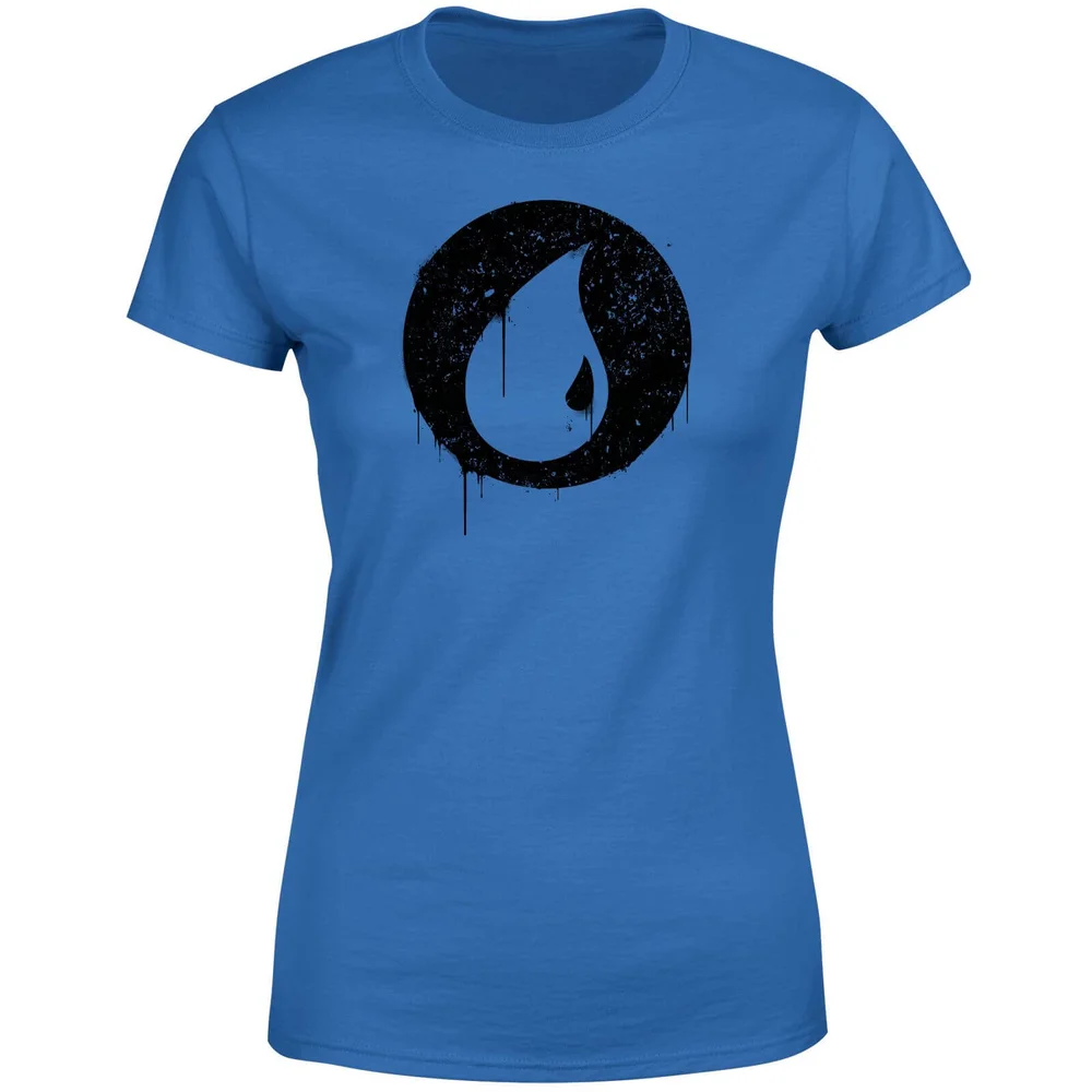 Magic The Gathering Blue Mana Splatter Women's T-Shirt - Royal Blue - S - Royal Blue Bild 1