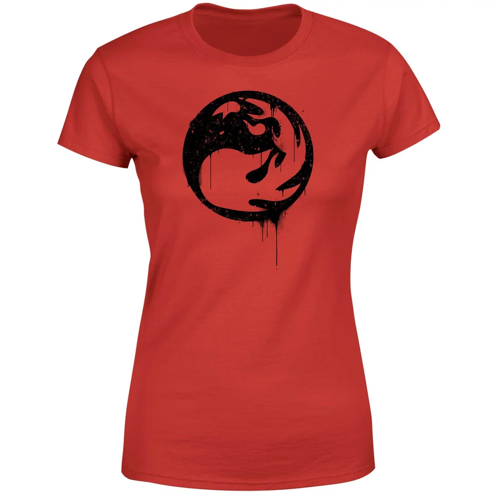 Magic The Gathering Red Mana Splatter Women's T-Shirt - Red - S - Rot Bild 1