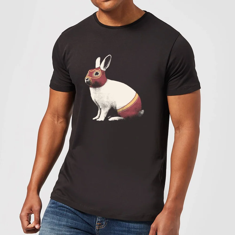 Florent Bodart Lapin Catcheur Men's T-Shirt - Black - 3XL - Schwarz Bild 1