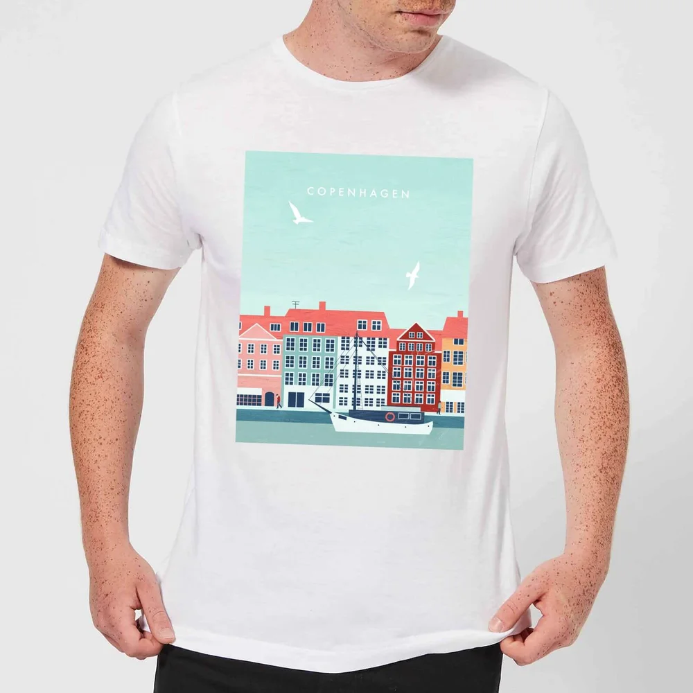 Copenhagen Men's T-Shirt - White - 5XL Bild 1