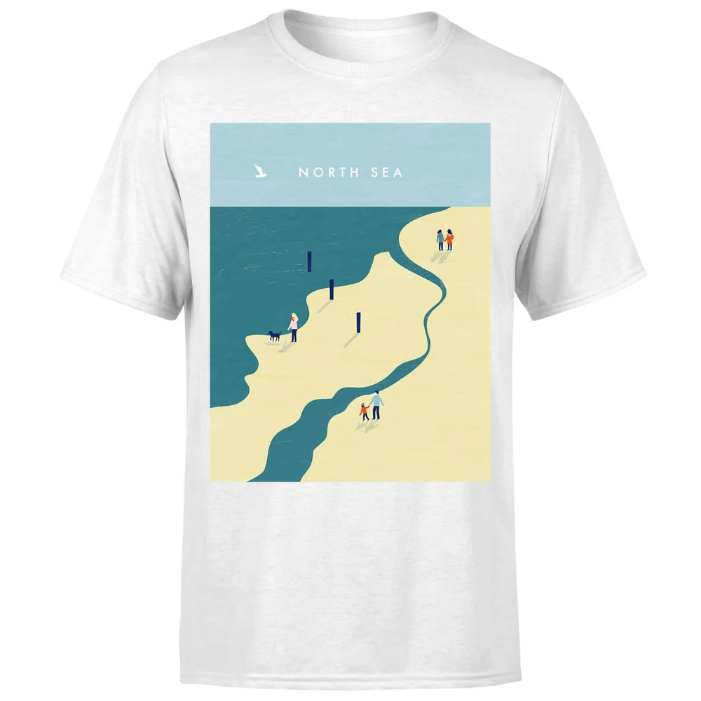 North Sea Men's T-Shirt - White - 5XL Bild 1
