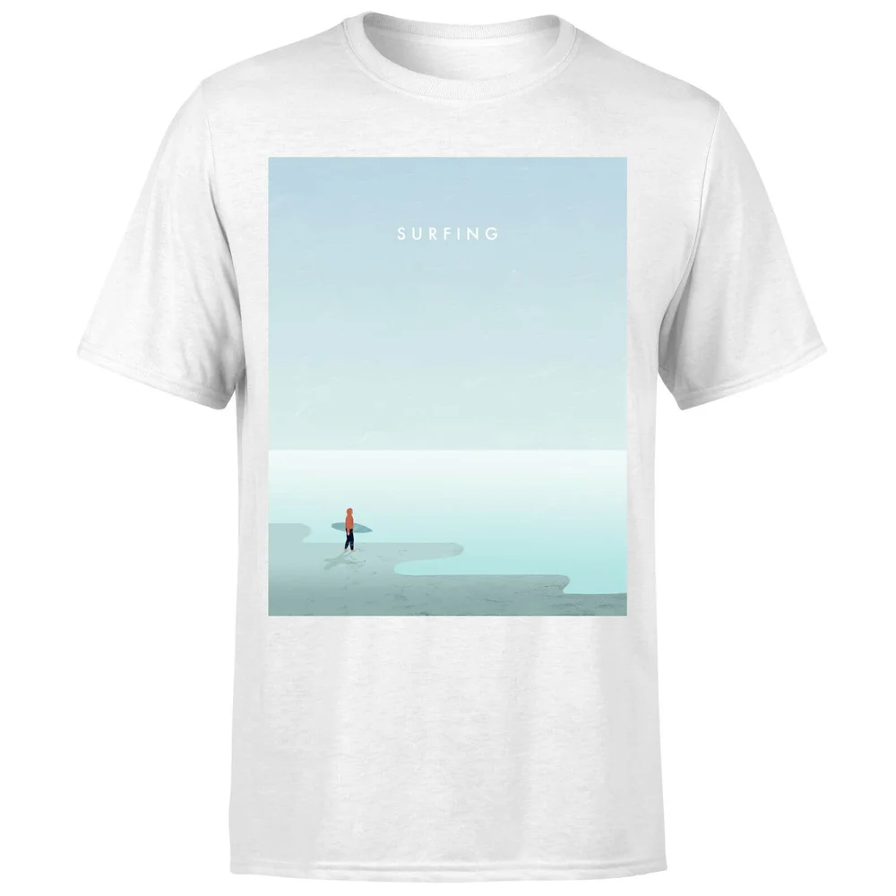 Surfing Men's T-Shirt - White - 5XL Bild 1