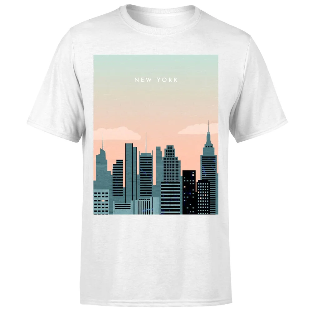 New York Men's T-Shirt - White - 5XL Bild 1