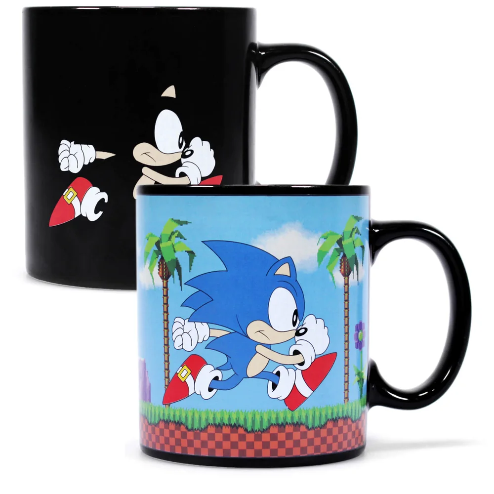 Sonic The Hedgehog Tasse mit Thermoeffekt Bild 1