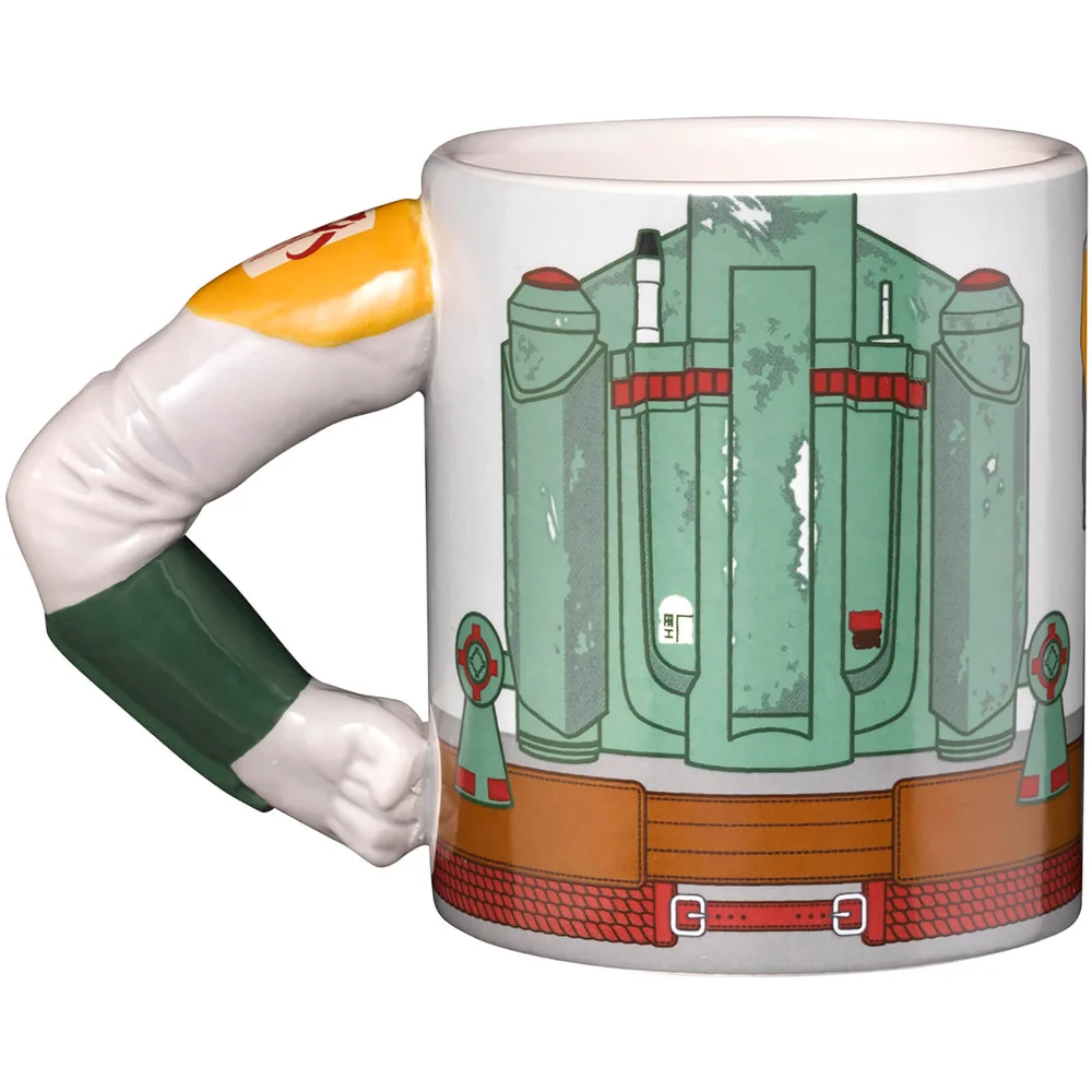 Meta Merch Star Wars Boba Fett Tasse mit Henkel in Armform Bild 1