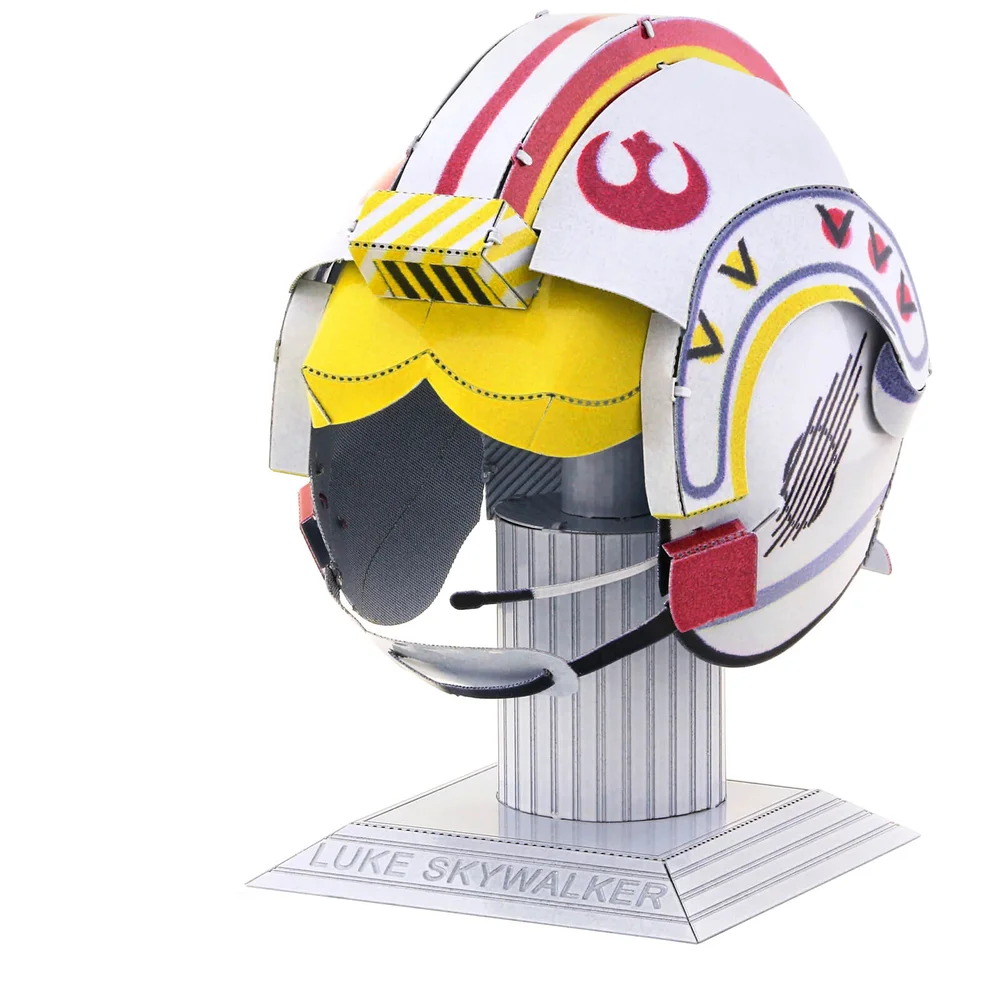 Metal Earth Star Wars Luke Skywalker Helmet 3D Metal Model Kit Bild 1