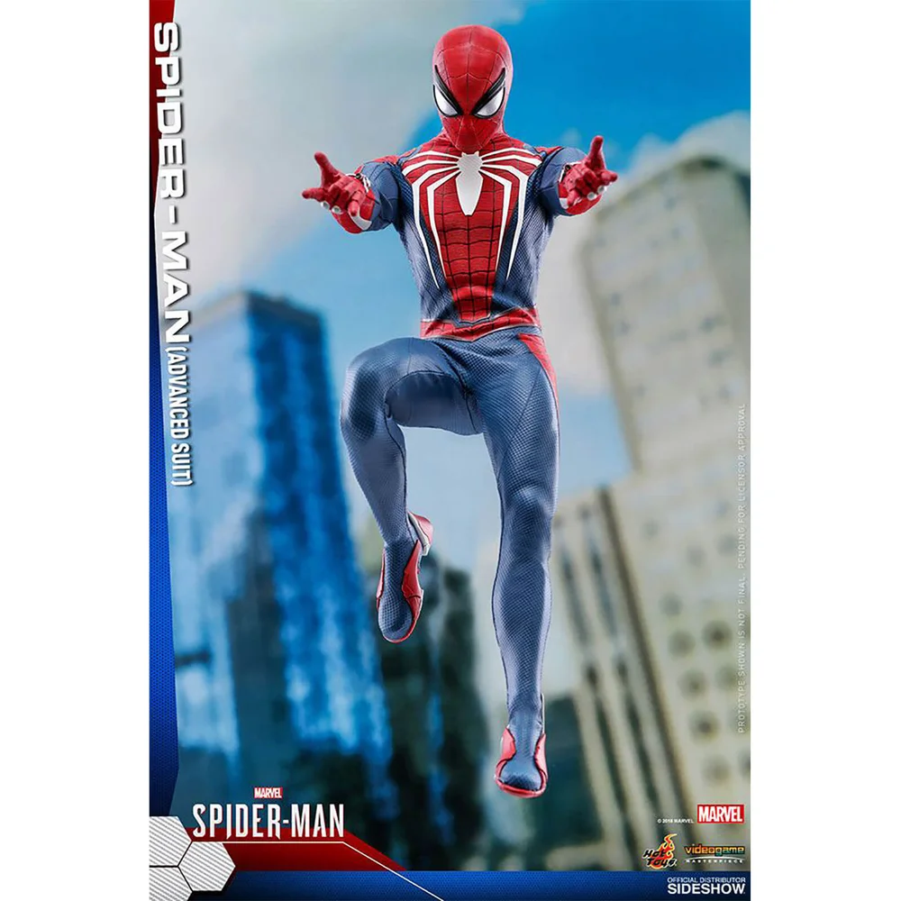 Hot Toys Marvel's Spider-Man Videogame Masterpiece Action Figure 1/6 Spider-Man Advanced Suit 30cm Bild 1