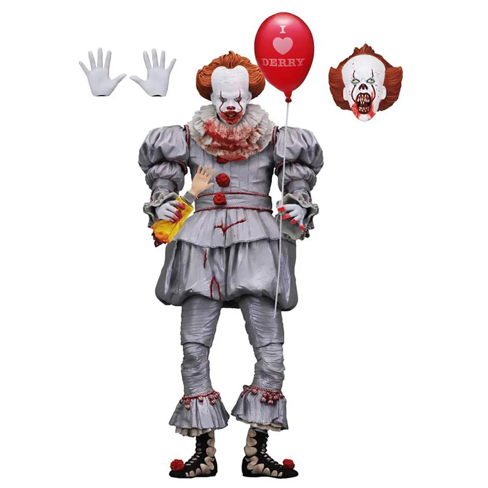 NECA IT Ultimate Pennywise "I Heart Derry" Action Figure Bild 1